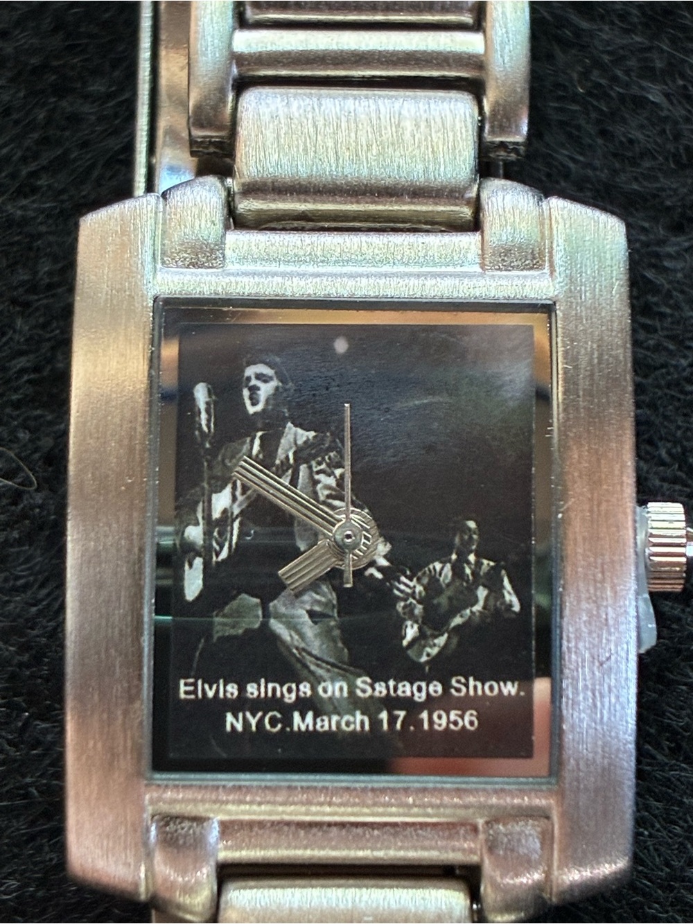 Elvis Presley 2002 Collectible Watch Stage Show NYC 1956 Alfred Wertheimer 7”